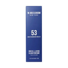 W.DRESSROOM 多麗絲衣物居家香水噴霧 No.53 Mediterranean Breeze 70ml 兩瓶裝, 2瓶