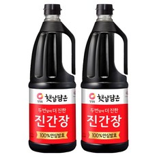 햇살담은 두번달여더진한 진간장, 1.7L, 2개