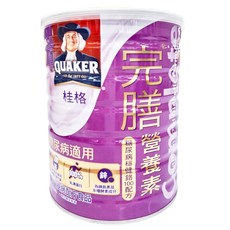 QUAKER 桂格 完膳 完膳營養素 糖尿病穩健配方, 900g, 1罐