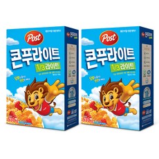 동서 포스트 콘푸라이트1/3슈거라이트 시리얼, 530g, 2개