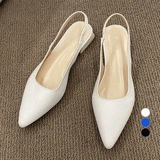 핑크썸 힐레 뽀족코 슬링백 힐 3cm ZWJS2564