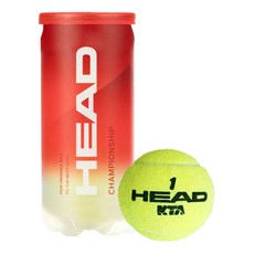 HEAD 海德 冠軍球 2入, 黃色, 1個