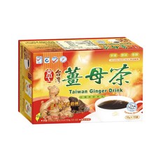 京工 台灣薑母茶, 老薑黑糖, 即溶飲品, 10g, 10包, 1盒