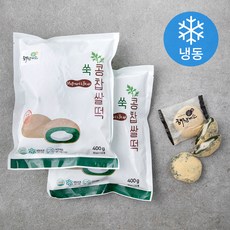 해찬미소 쑥콩찹쌀떡 (냉동), 400g, 2개