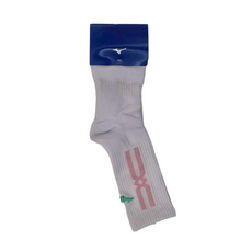 Mizuno 美津濃 運動厚底襪, 白粉綠, 1個