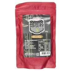 永詮食品 竹炭粉，粉末細緻，色澤飽和，60g, 1包