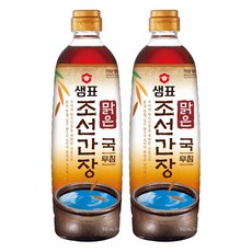 샘표 맑은 조선 간장, 930ml, 2개