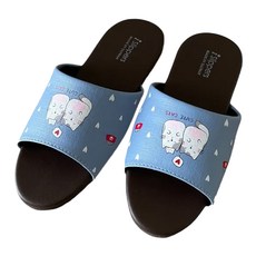 i Slippers 兒童室內拖鞋 經典親子款，可愛貓咪圖案, 21, 甜心小貓 藍色, 1雙