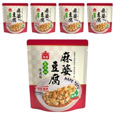 義美 麻婆豆腐 5入組，無添加防腐劑，加熱即食，台灣道地風味，家常菜必備, 200g, 5包
