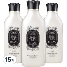 르샤트라1802 오드퍼퓸 섬유유연제 블랑 본품, 1L, 15개