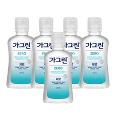 가그린 제로 구강청결제, 100ml, 5개