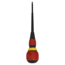 VESSEL Tools 十字電工棘輪起子 B-2200 #2x150, 棘輪頭部可自由拆裝, SLIM絕緣層, 日本製造, 1個
