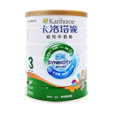 Karihome 卡洛塔妮 EX幼兒牛奶粉 3號, 雙消化因子, 850g, 1罐