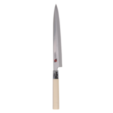 WASHOKU 和燭 日本和燭原木生魚片刀, 刀長24公分, DSR1K6高碳鋼不銹鋼, 原木刀柄, 24cm, 51541, 1支