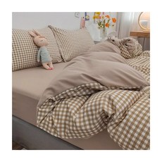 奶茶格子 QUILT-CE 雙人鋪棉兩用被 180x220, 220 x 180cm