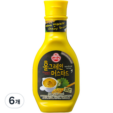 오뚜기 홀그레인머스타드, 280g, 6개