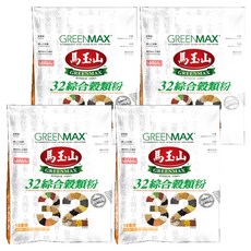 馬玉山 32綜合穀類粉, 不含蔗糖和人工色素, 充氮保鮮, 冷熱沖泡皆宜, 12包/袋, 25g, 4袋