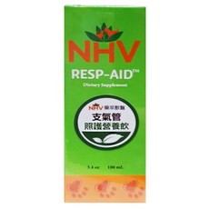 NHV 支氣管寵物照護營養飲 RESP-AID 100ml, 1罐, 支氣管、肺部健康