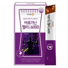 로엘 웰업 타우린 아르기닌6000 젤리스틱 파인애플맛, 350g, 1개