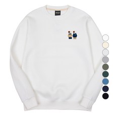 男女通用 Mini Me Friends Brodog 刺繡特殊棉質運動衫