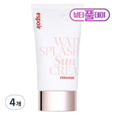 에스쁘아 워터 스플래쉬 세라마이드 선크림 SPF50+ PA++++, 60ml, 4개