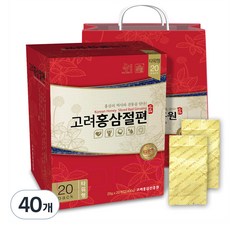 KOREA PREMIUM REDJINSENG 高麗紅蔘蜜餞片 20包入+禮品提袋, 400g, 2組