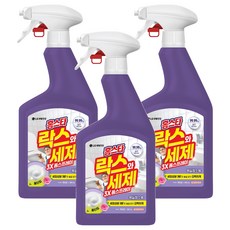 홈스타 락스와세제 3X 폼스프레이 후로랄 욕실청소용, 3개, 900ml