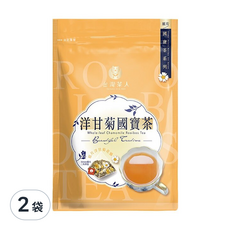 台灣茶人 南非綠國寶茶 Set, 頂級長葉, 嚴選原片花瓣, 天然零咖啡因, 2.2g, 10包, 2袋