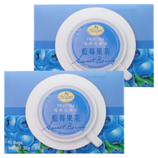 Magnet 曼寧 藍莓果茶 15包, 鮮美瞳之果實藍莓, 花草原料, 品質安心, 幫助消化, 呵護您的健康, 2g, 2盒