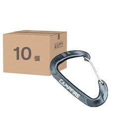 CoolCamp D扣 10個, 黑色, 1組