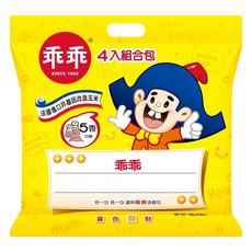 乖乖 玉米脆條 五香口味 4入組合包, 160g, 4包, 1袋