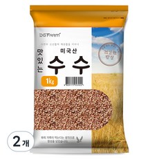 건강한밥상 맛있는 수수, 1kg, 2개
