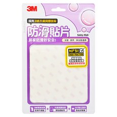 3M 防滑貼片 6片, 1包, 透明