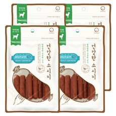 굿데이 건강한 소시지 강아지간식 육포, 오리고기 맛, 100g, 4개