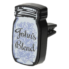 John's Blend 車用造型香氛夾, 空調出風口固定, 經典白麝香, 白麝香, 1個