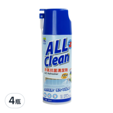 do it 多益得 ALL Clean 冷氣抗菌清潔劑 A/C Refresher 450ml, 4瓶