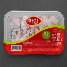 하림 자연실록 무항생제 인증 닭봉 윗날개 (냉장), 350g, 1개