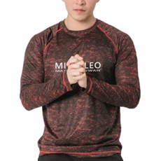 MI MI LEO 台灣製 男款竹炭科技機能薄長袖登山衣 深色款