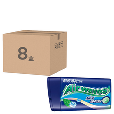 Airwaves 超涼薄荷錠，酷涼薄荷口味, 24.3g, 8盒