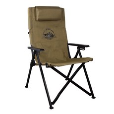 CAMPING ACE 野樂 黑森戰術6段躺椅, 1200D牛津布, 鋁合金, X型加強結構, 荒漠沙, 1個