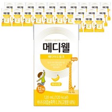 메디웰 페디아 드링크 미니 유아영양식, 120ml, 24개