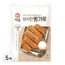 백설 빵가루, 450g, 5개