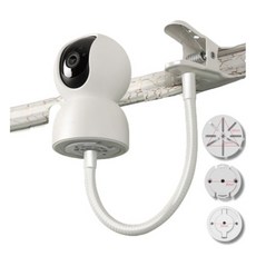 Inpishop 360度夾式家用攝影機支架+支架 3種組 白色, 單品, 1組