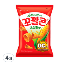 꼬깔콘 고소한맛, 134g, 4개