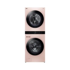 LG전자 오브제 컬렉션 워시타워 세탁 24kg 건조기 16kg 방문설치, W16PP, 네이처 핑크
