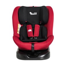 YODA 優的寶貝 ISOFIX全階段360度汽車安全座椅 YD-989，0個月-12歲適用，典雅紅色，安全穩固, 典雅紅, 1個