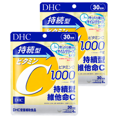 DHC 持續型維他命C 350mg, 120錠, 42g, 2包