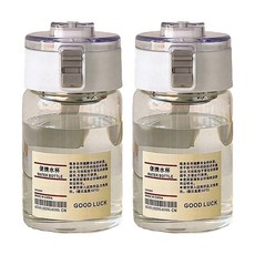 無印風水壺 附替換配件 小,350ml,2入組 - 簡約設計，輕巧便攜，健康飲水好夥伴, 白色, 2個