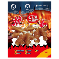 燒鳥一番 皮骨棒包肉, 日式燒烤風味, 低脂肪低鹽寵物點心, 2.5吋皮骨棒包肉, 1袋