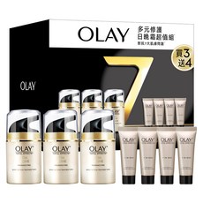 OLAY 歐蕾 台灣公司貨 多元修護 日晚霜組 日霜50g x 3 + 晚霜14g x 4, 1組